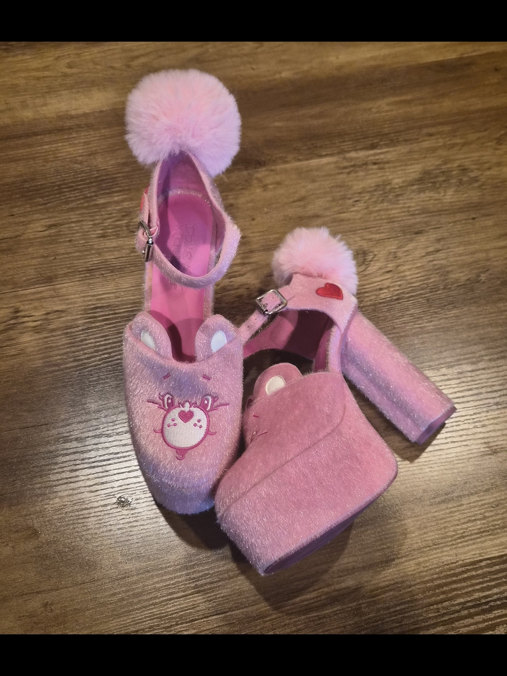 Dolls Kill Care Bear Platform Heels